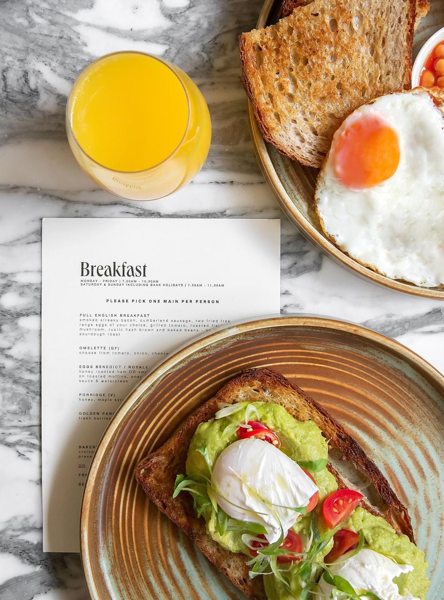 Sanderson Londýn Exteriér fotografie Avocado on toast
