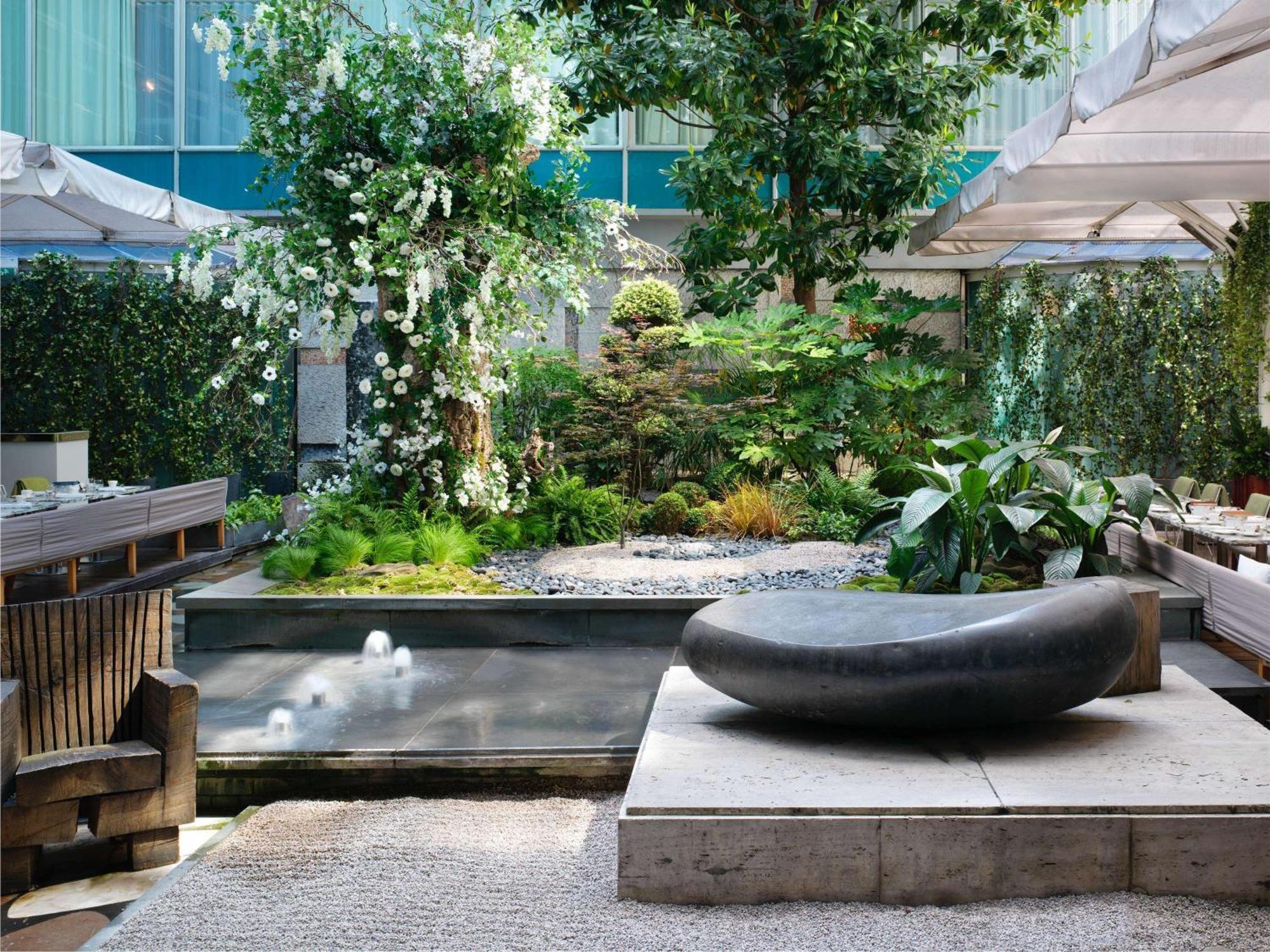 Sanderson Londýn Exteriér fotografie The garden at the Mandarin Oriental, London